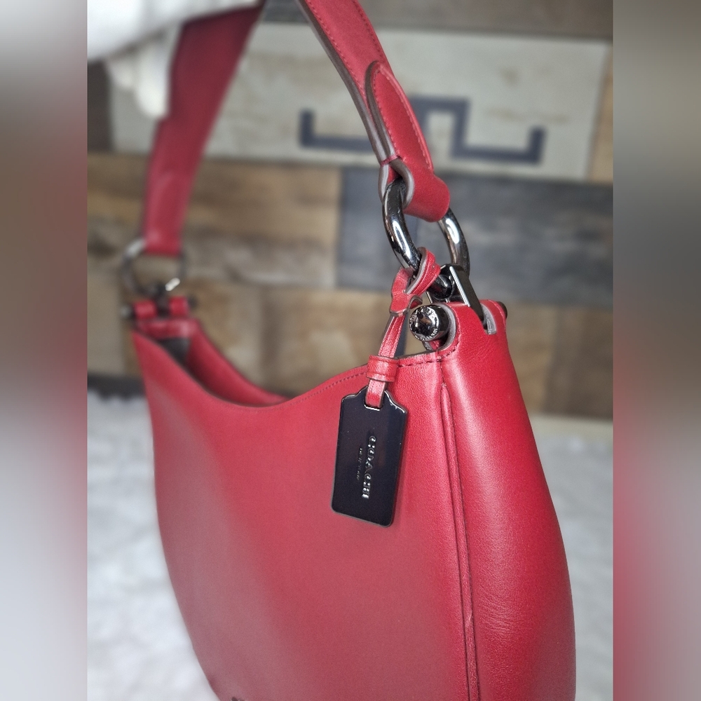 Coach Leather Shoulder Bag - Picture 5 of 9